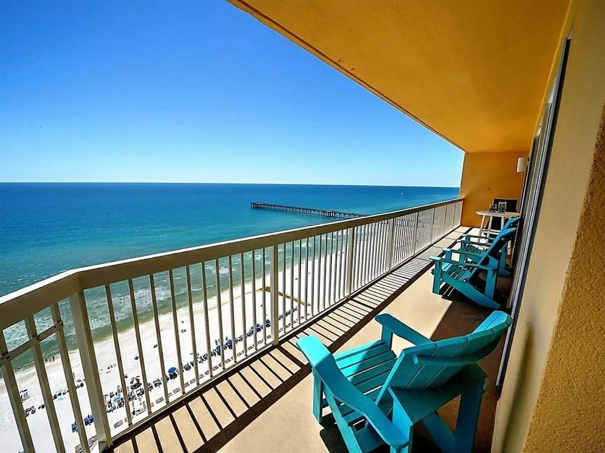 Calypso 1801W Corner Unit Incredible Wrap Around Balcony Appartement Panama City Beach